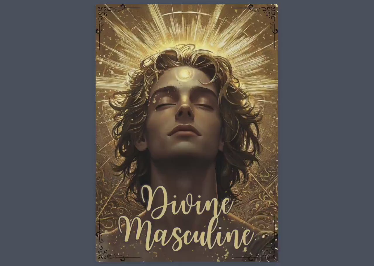 Divine Masculine Bundle. Rituals, Correspondences,  Affirmations, Shadow aspects prompts, and More!  Printable