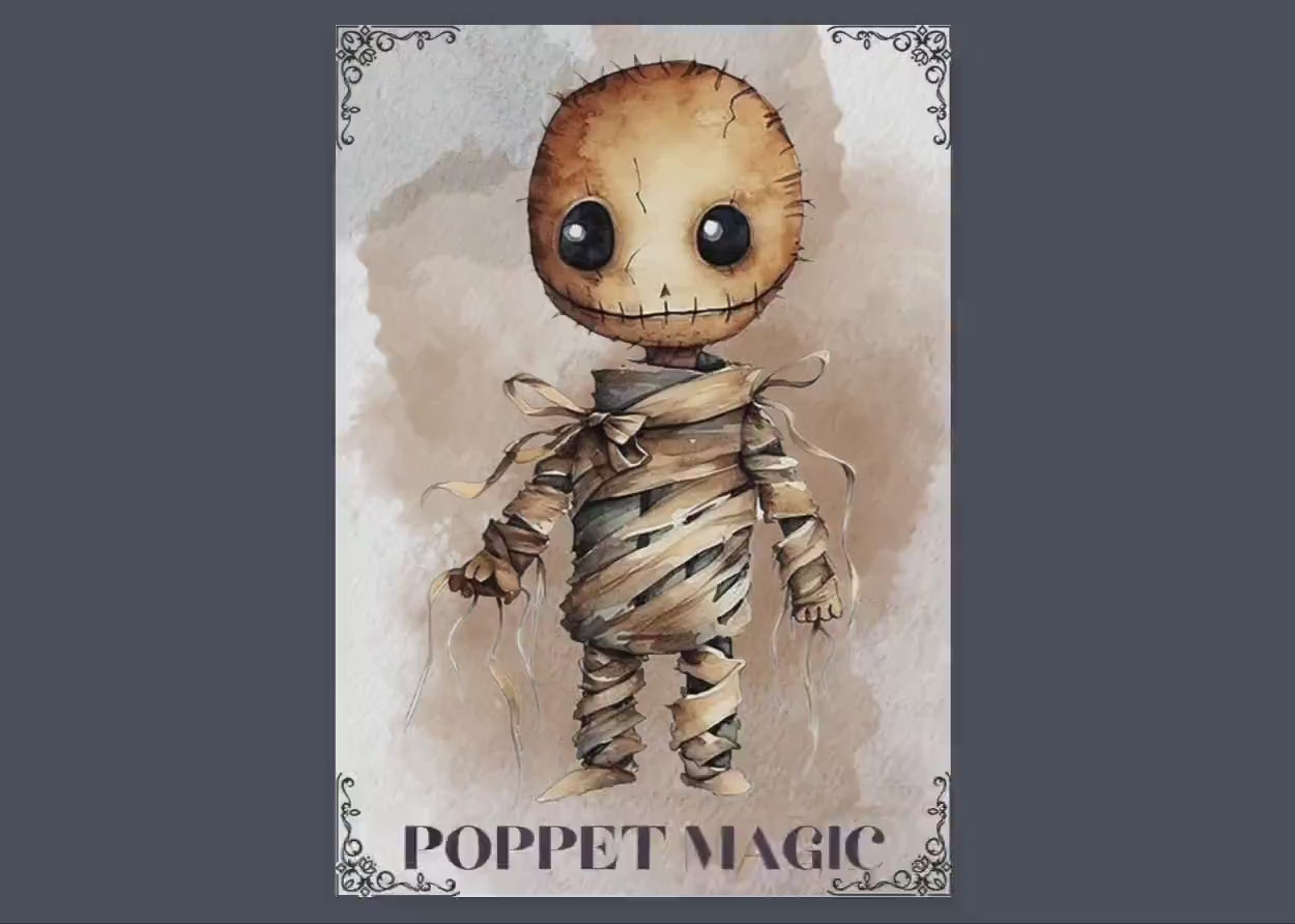 Poppet Magic. Basics. Beautiful pages for your Grimoire and Book Of Shadows. Printable