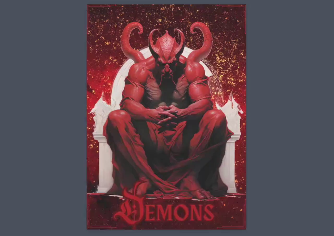 Demons Grimoire pages. Demonic witchcraft. Beautiful Printable Grimoire pages.