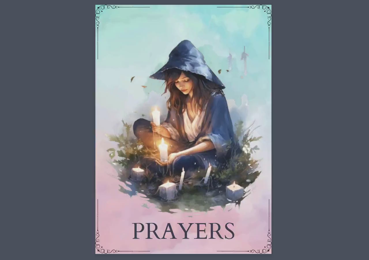 Pagan Prayers. Basics. Beautiful pages for your Book Of Shadows. Instant download.