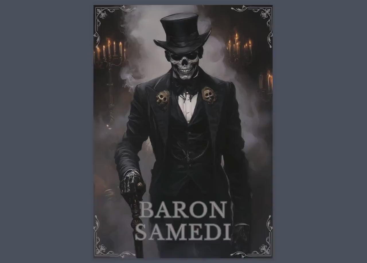 BARON SAMEDI. 21 Beautiful pages for your Grimoire or Book Of Shadows. Printable.