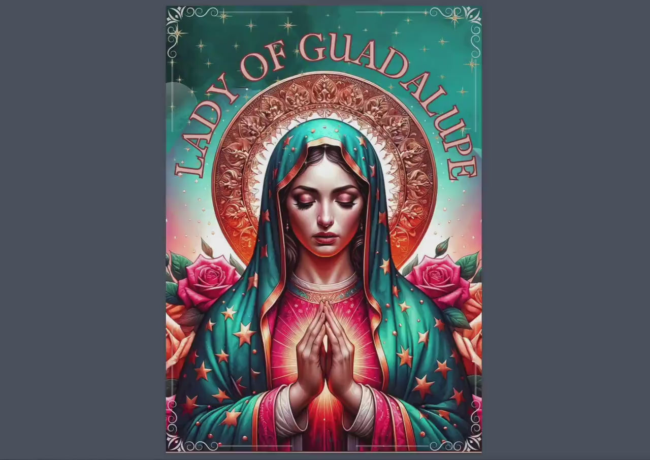 Our Lady of Guadalupe. Beautiful pages. Printable