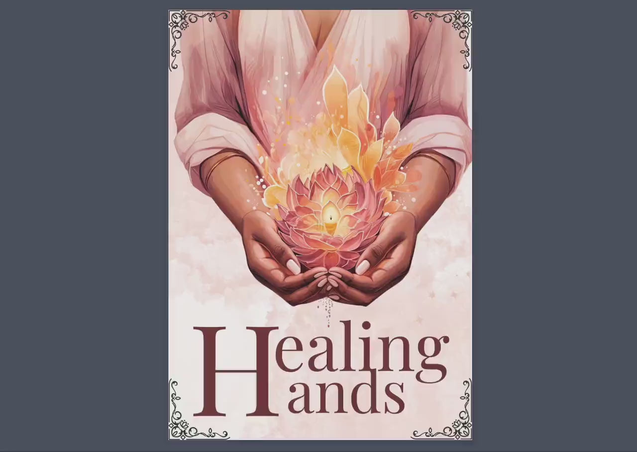 Healing Hands. Basics. Beautiful pages for your Grimoire or Book Of Shadows.