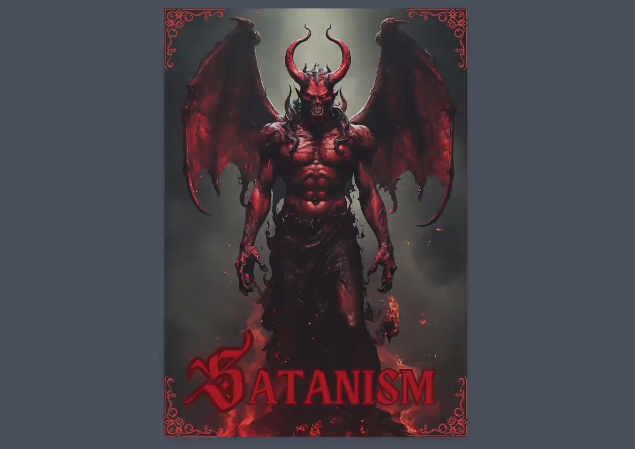 Satanism.Basics. Grimoire printable pages.