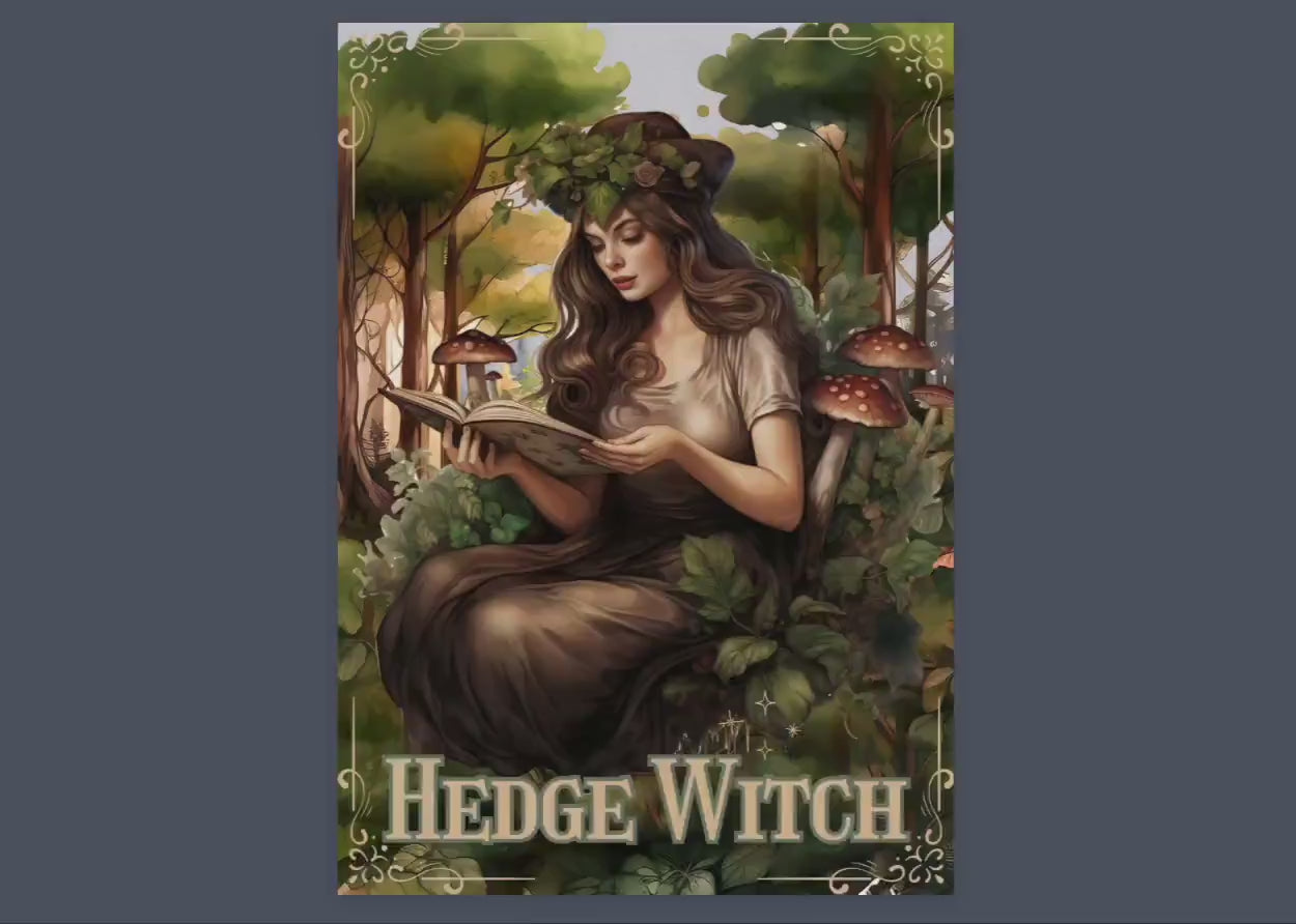 Hedge Witch. Basics. Beautiful pages for your Grimoire or Book Of Shadows