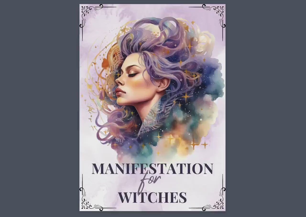 Manifestation for Witches Bundle. Guide, Rituals, Correspondences, and More!+ BONUS!.Printable Pages