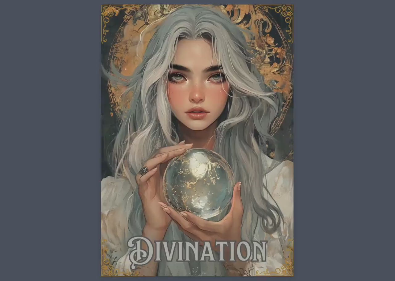 Divination Bundle. The Most Complete. Beautiful pages for your Grimoire or Book Of Shadows. Printable.