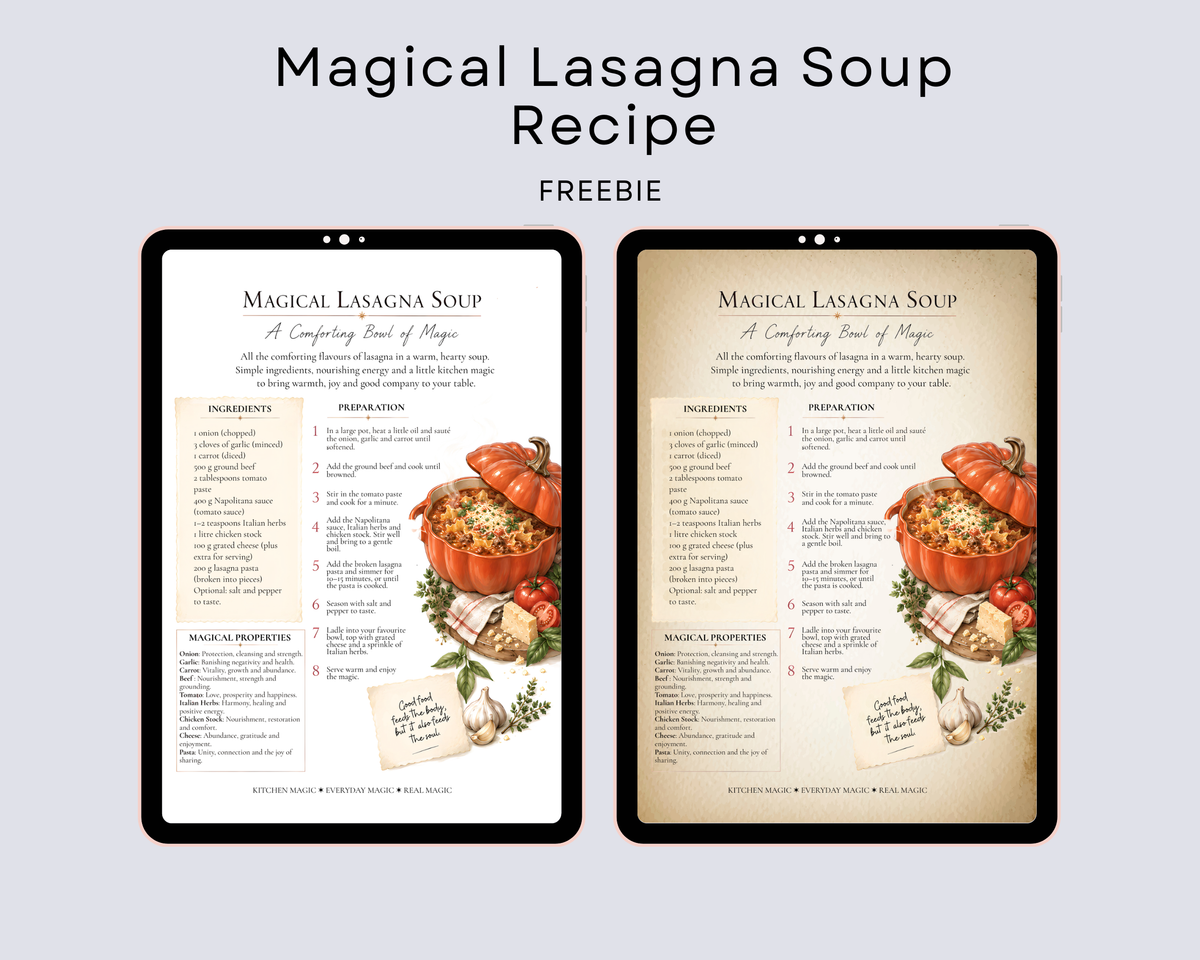 Magical Lasagna Soup. Recipe