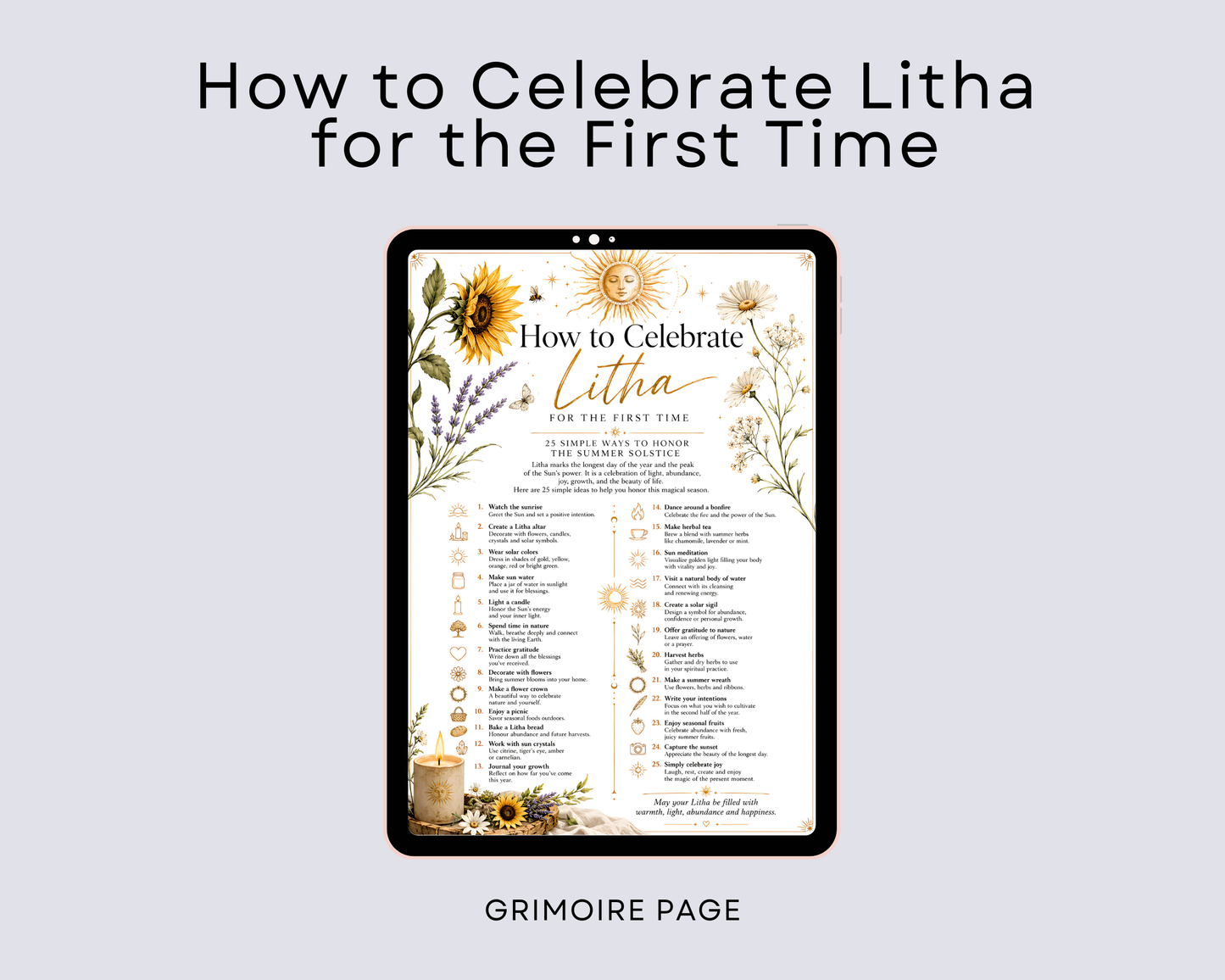 FREE How to Celebrate Litha for the First Time