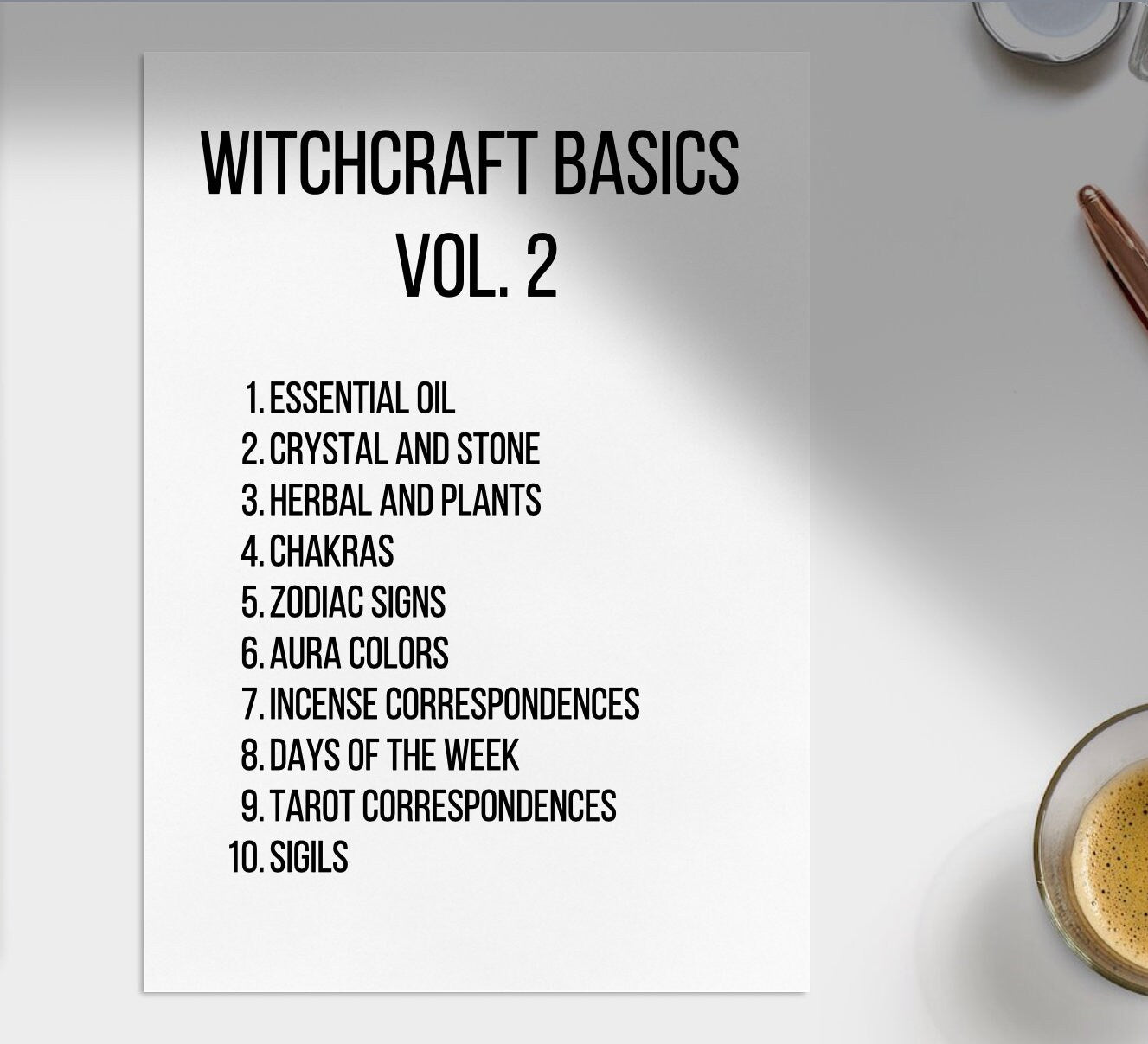 Witchcraft Basics Volume 2, Grimoire Pages, Book of Shadows Printables, Grimoire, Wiccan BOS ,Paganism , Babywitch, Pagan Grimoire