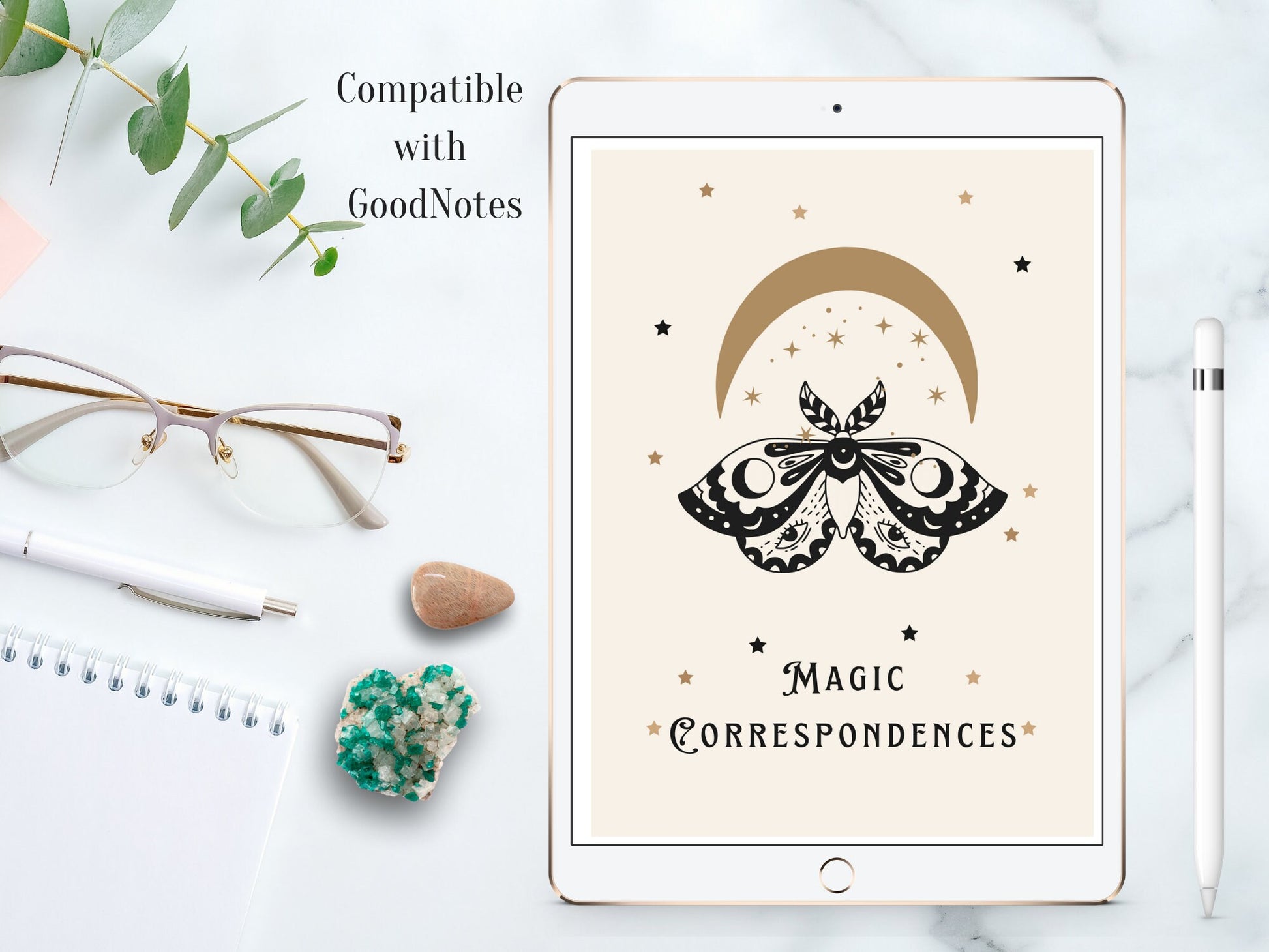 Magic Correspondences |Book of Shadows | Printable BOS | Grimoire Pages | Magic Grimoire