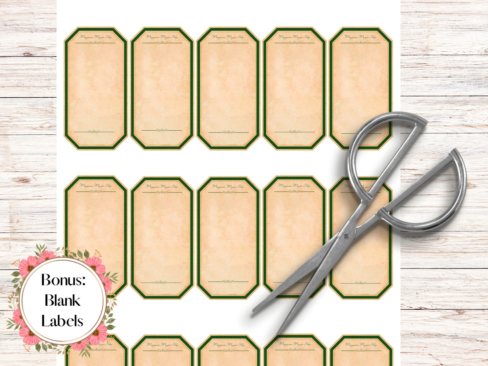 APOTHECARY LABELS Bundle, Digital Download Witchcraft Tags, Kitchen witchery, 145 Printable Labels, Witchcraft Wicca Labels