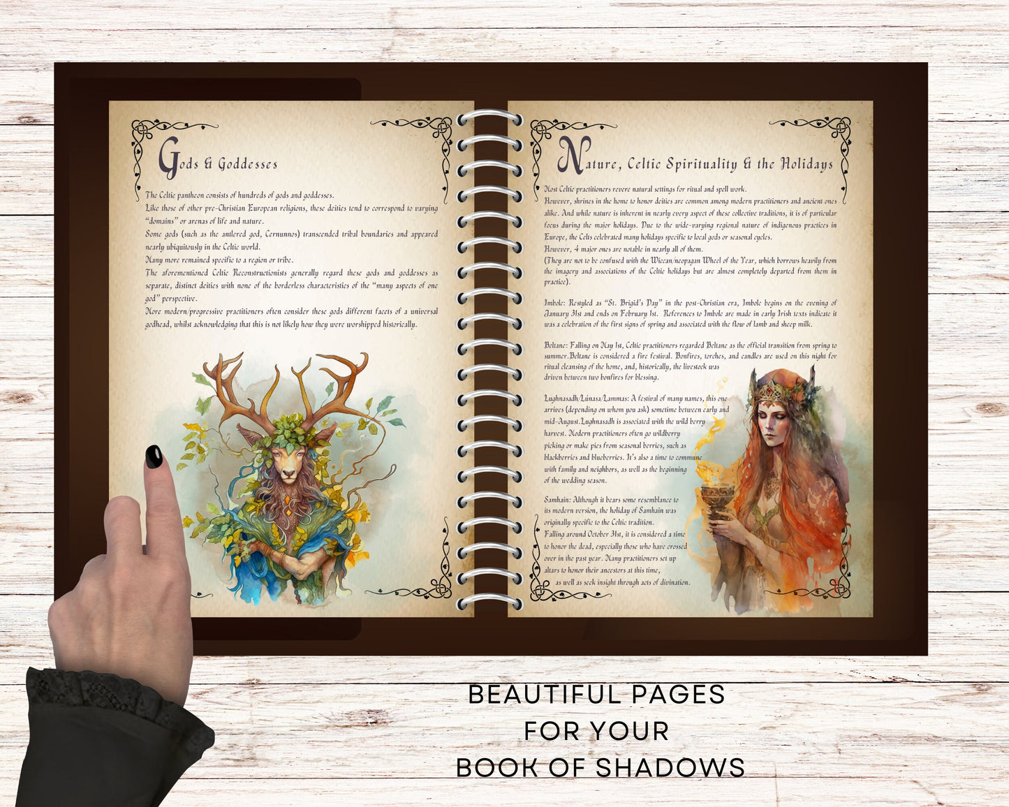 Celtic Witchcraft. Basics. Beautiful pages for your Book Of Shadows