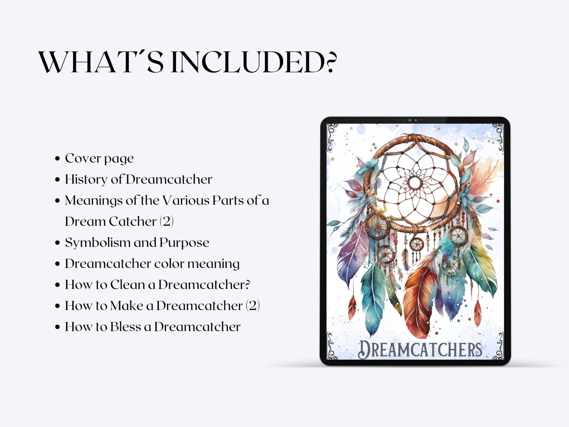 Dreamcatchers. Beautiful pages for your Book Of Shadows. Instant Download.