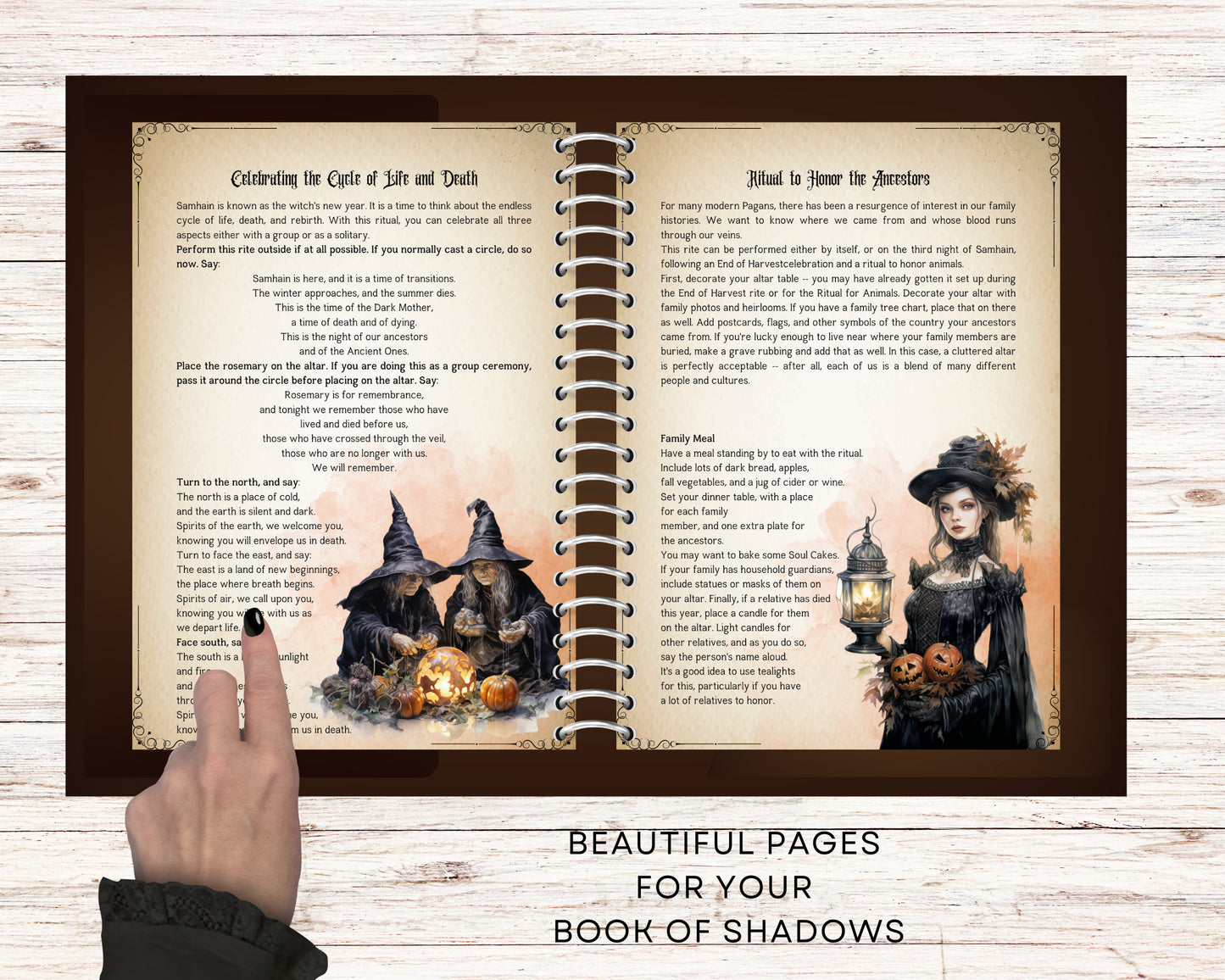 Samhain Rituals and Ceremonies. Printable pages for your Book Of Shadows.