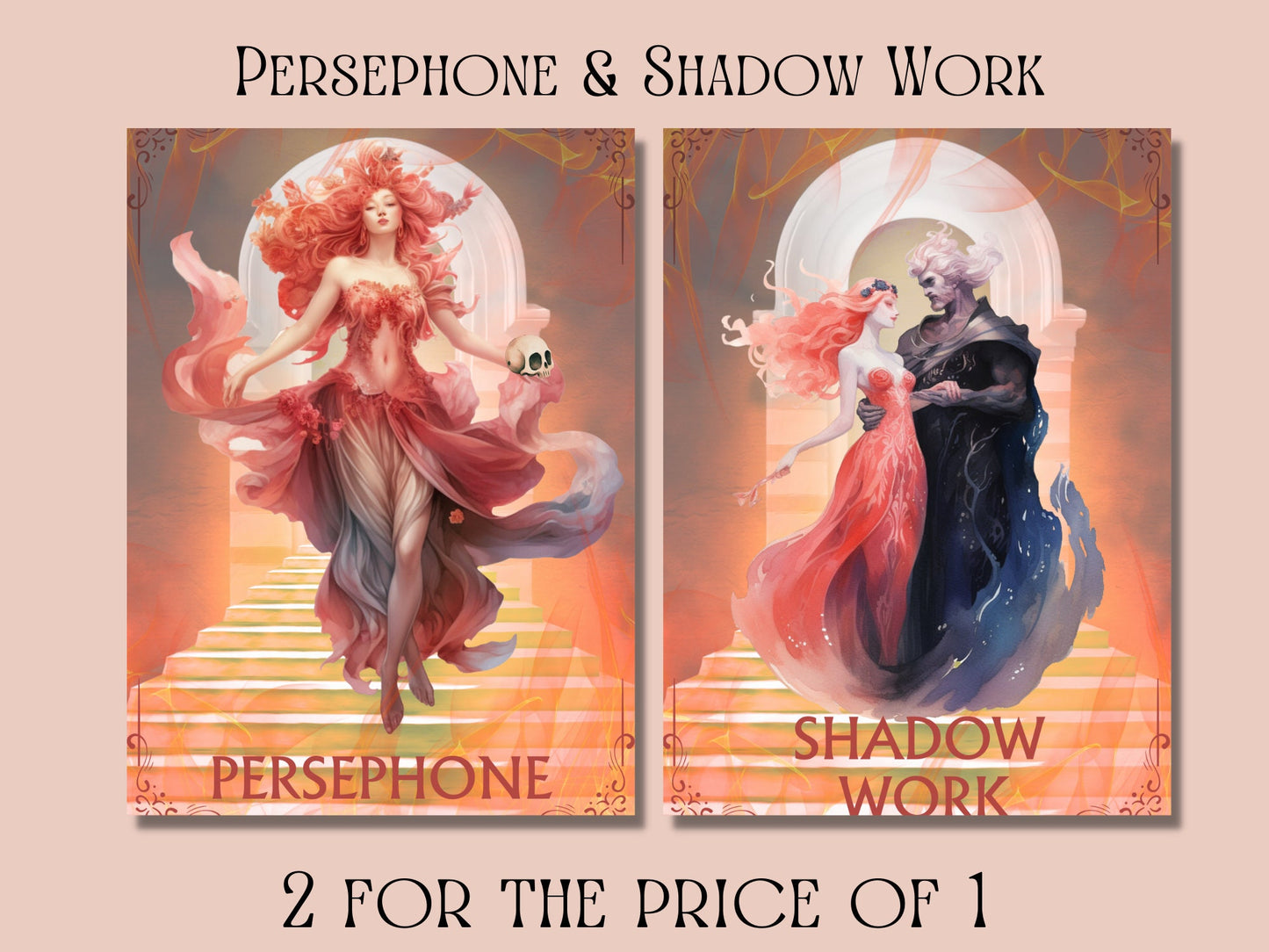 Persephone. Beautiful Book of Shadows Pages - Shadow Work BOS Pages + BONUS