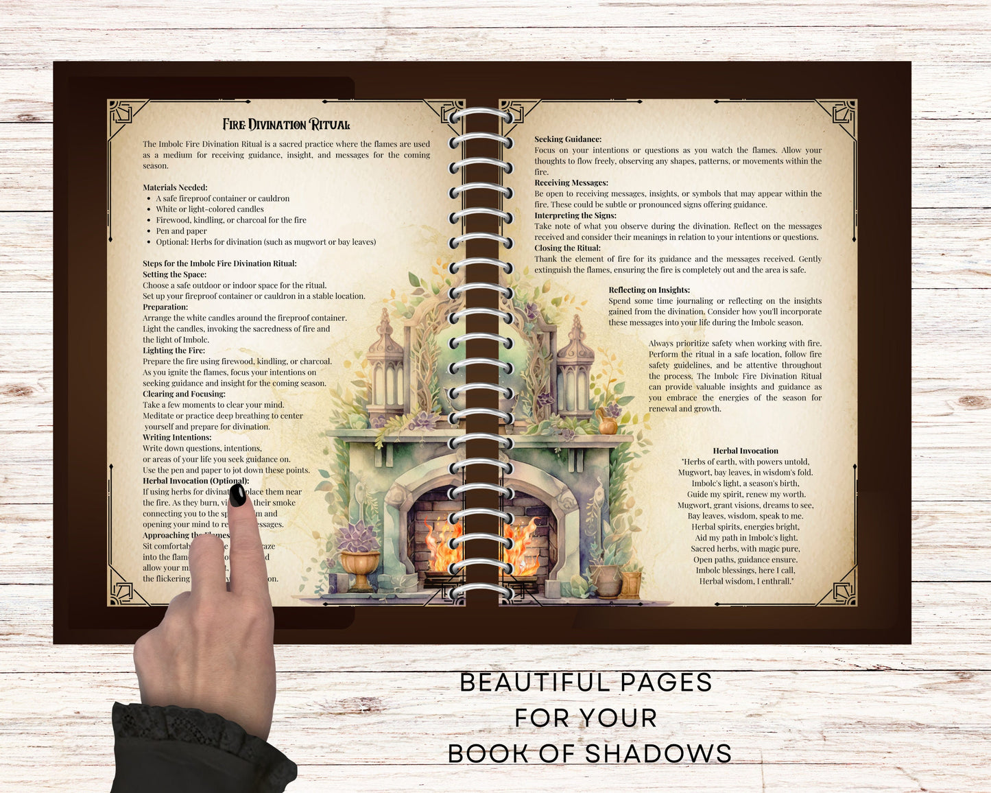 Imbolc. Rituals and Ceremonies. Printable pages for your Book Of Shadows.