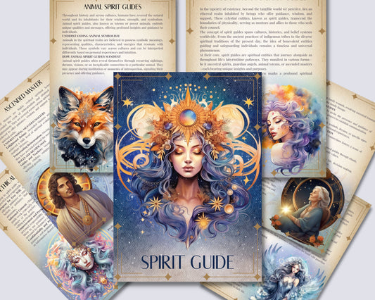 Spirit Guide. Basics. Beautiful pages for your Grimoire or Book of Shadows. Printable