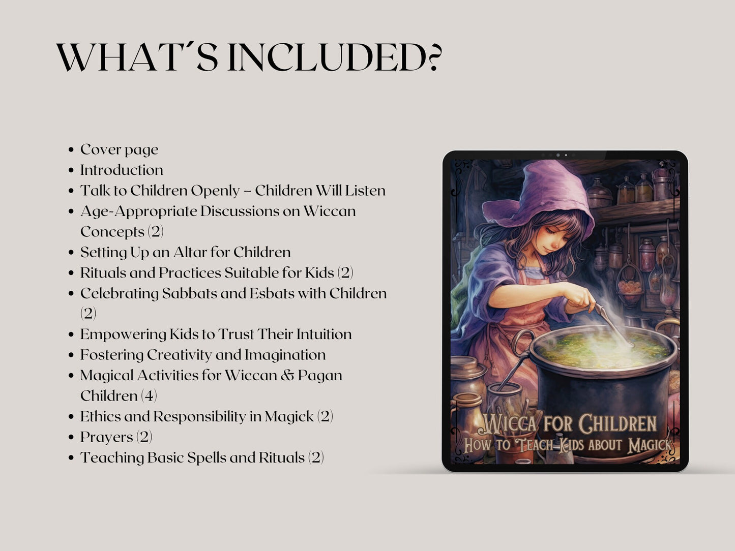Wicca for Children. How to Teach Kids about Magick. Basics. Beautiful pages for your Grimoire or Book Of Shadows. Printable.