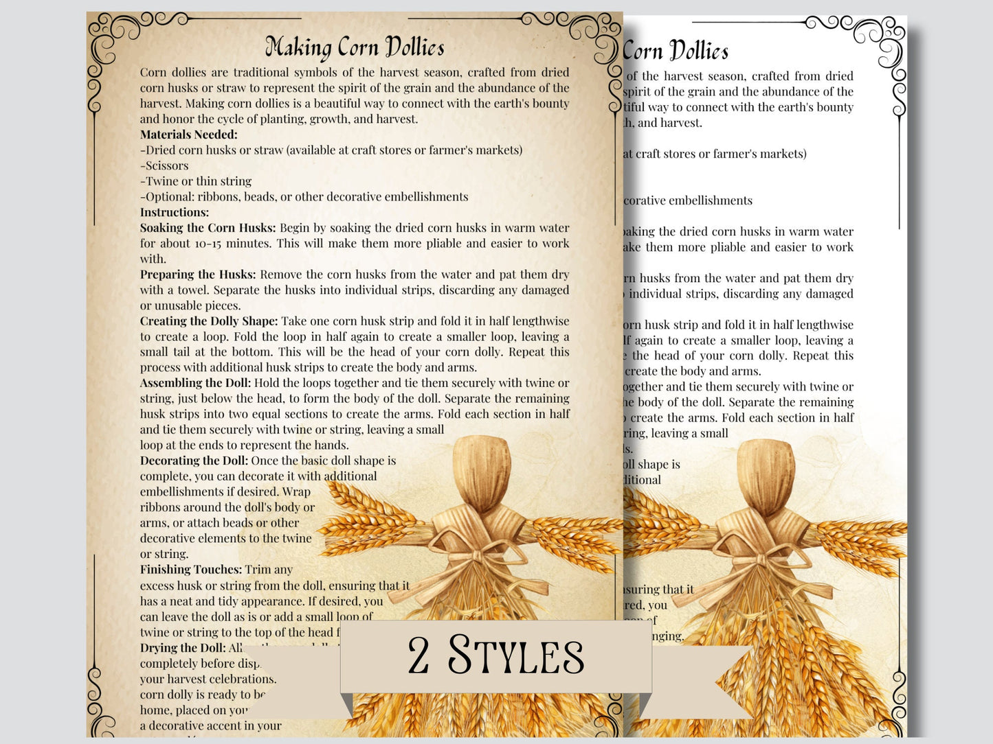 Lughnasadh. Lammas. Rituals and Ceremonies. Printable pages for your Book Of Shadows or Grimoire.