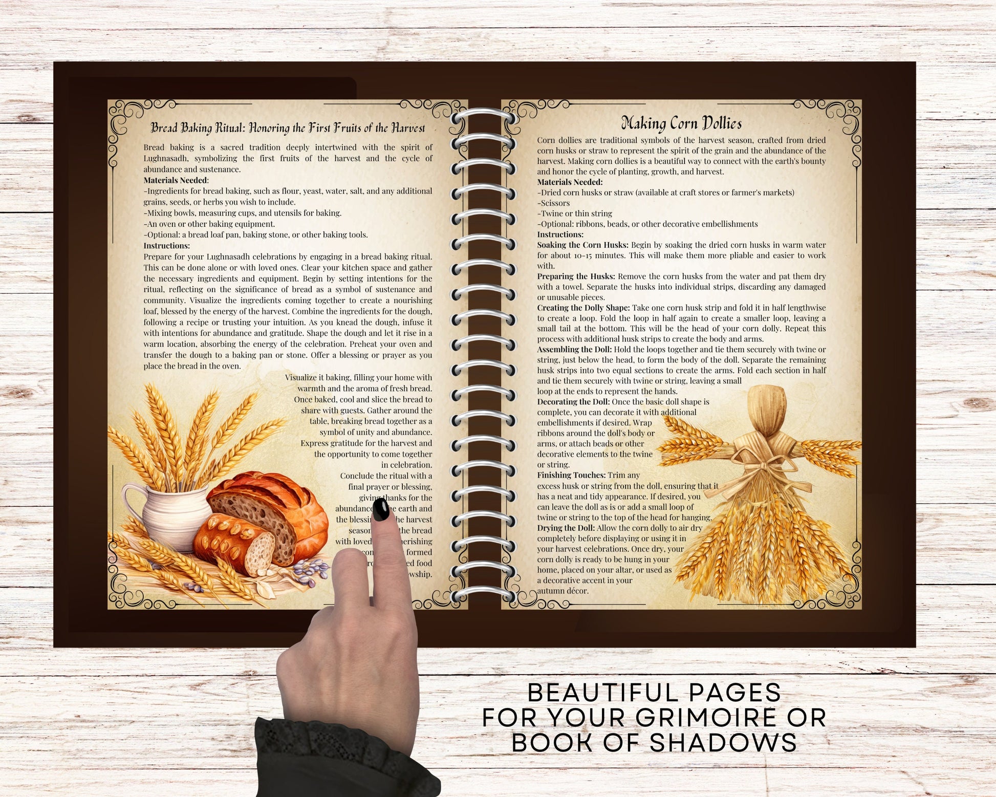 Lughnasadh. Lammas. Rituals and Ceremonies. Printable pages for your Book Of Shadows or Grimoire.