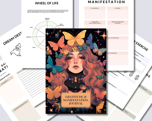 Gratitude & Manifestation Planner. Printable.