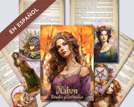 MABON. Rituales y Ceremonias. Bonitas páginas imprimibles para tu Grimorio o Libro de las Sombras. Imprimible