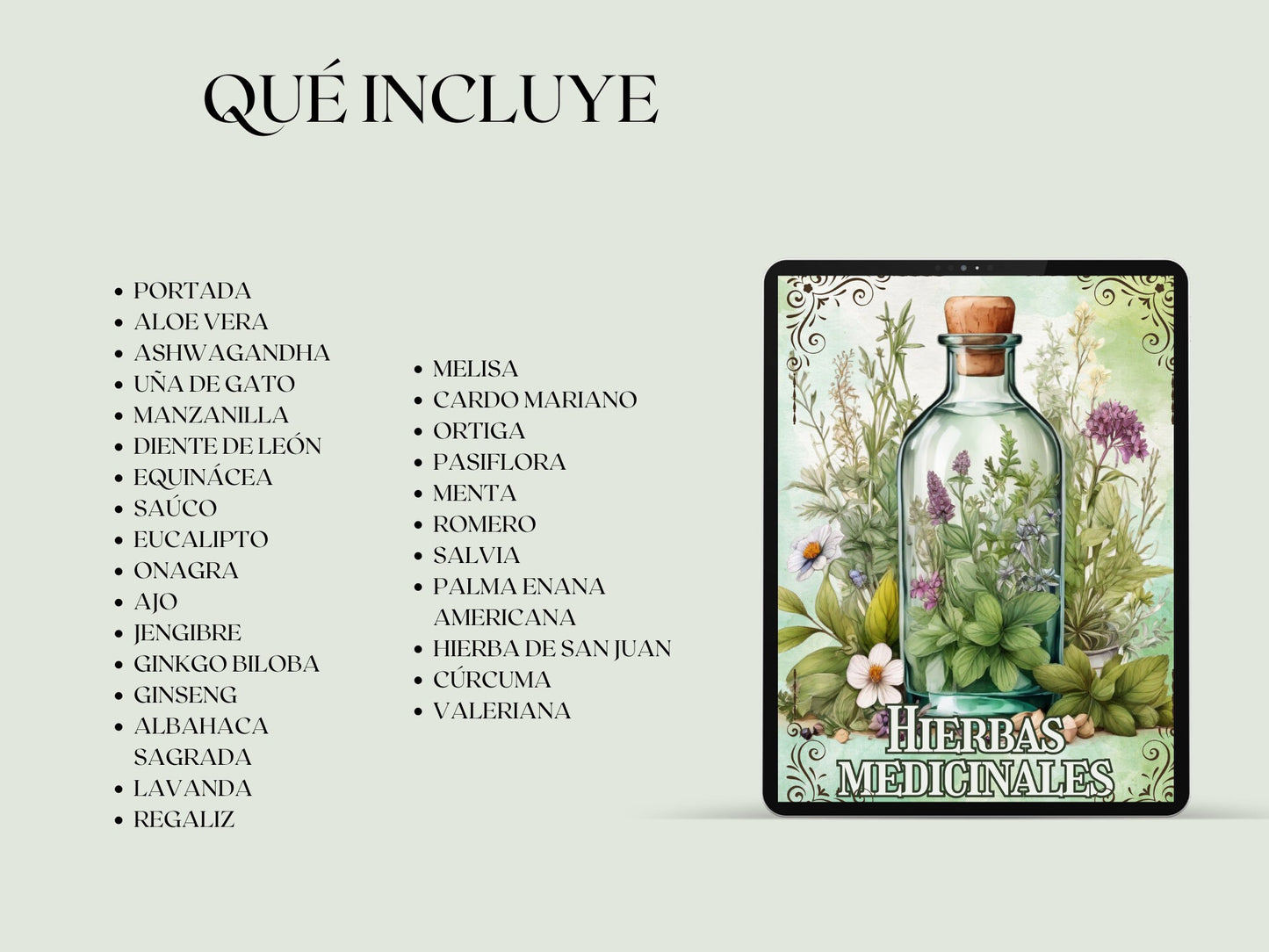 ESPAÑOL. La colección definitiva de hierbas medicinales: Grimorio imprimible, Libro de las sombras imprimible