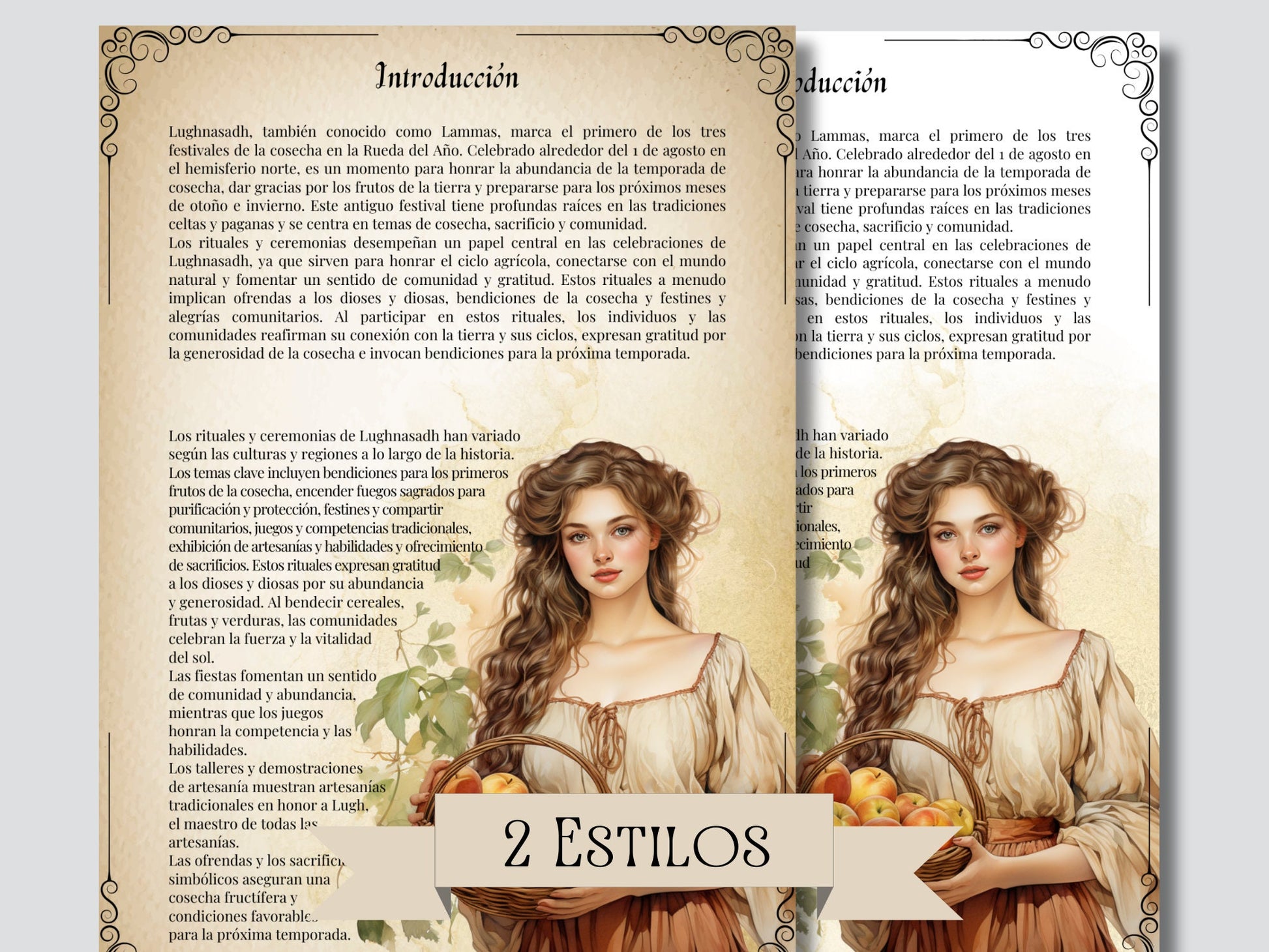 Lughnasadh. Lammas. Rituales y Ceremonias. Páginas imprimibles para tu Libro de las Sombras o Grimorio.