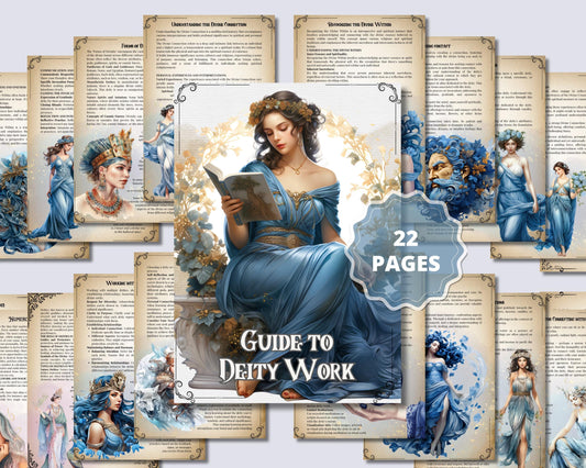 Guide To The Basics Of Deity Work. Beautiful pages. Printable