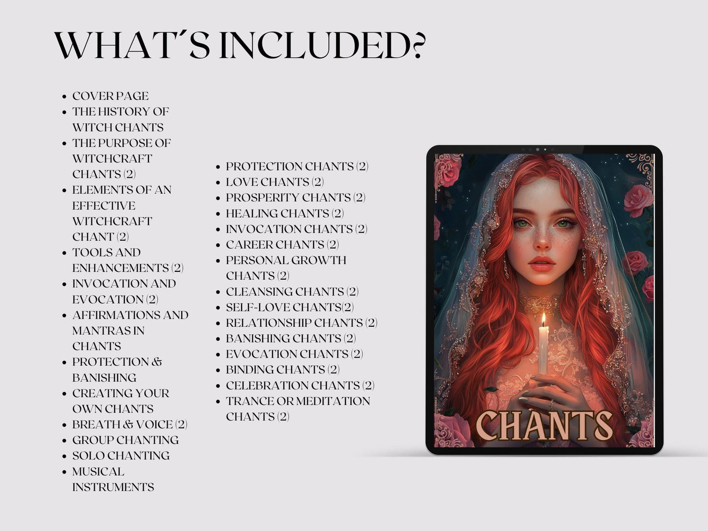 Chants. How to Create Powerful Chants to Use in Spell Work. Includes 300 Chants for Protection, Love, Money, Healing, and More! Printable.