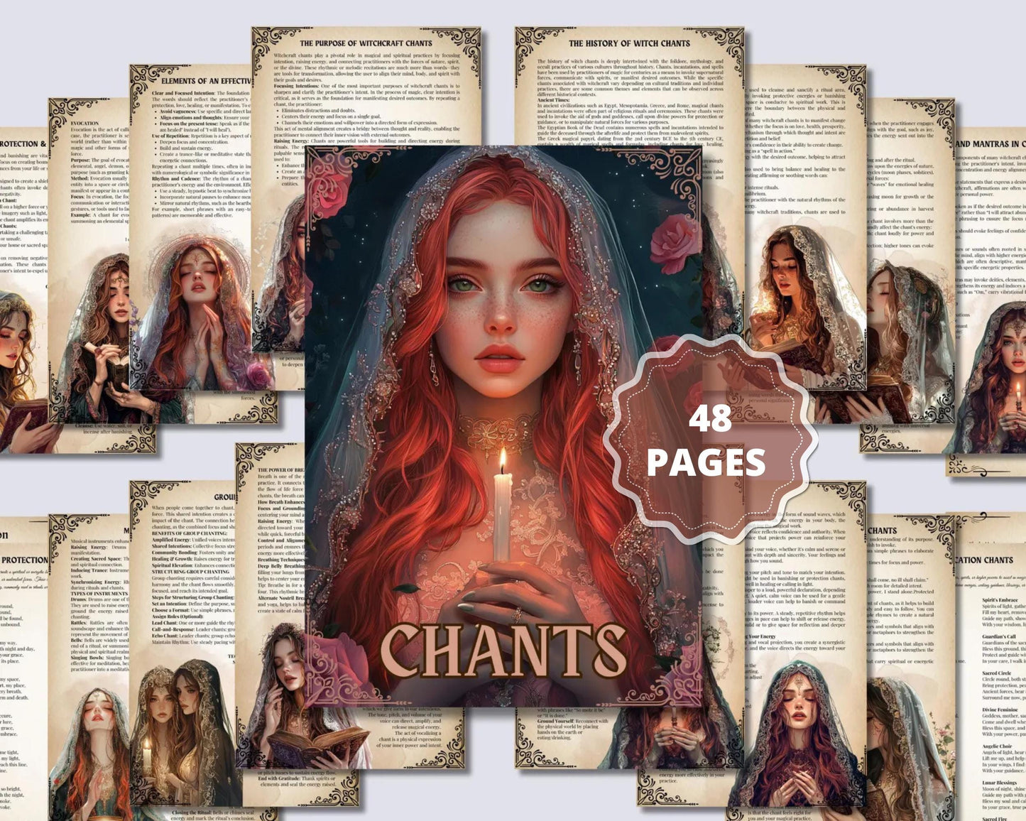Chants. How to Create Powerful Chants to Use in Spell Work. Includes 300 Chants for Protection, Love, Money, Healing, and More! Printable.