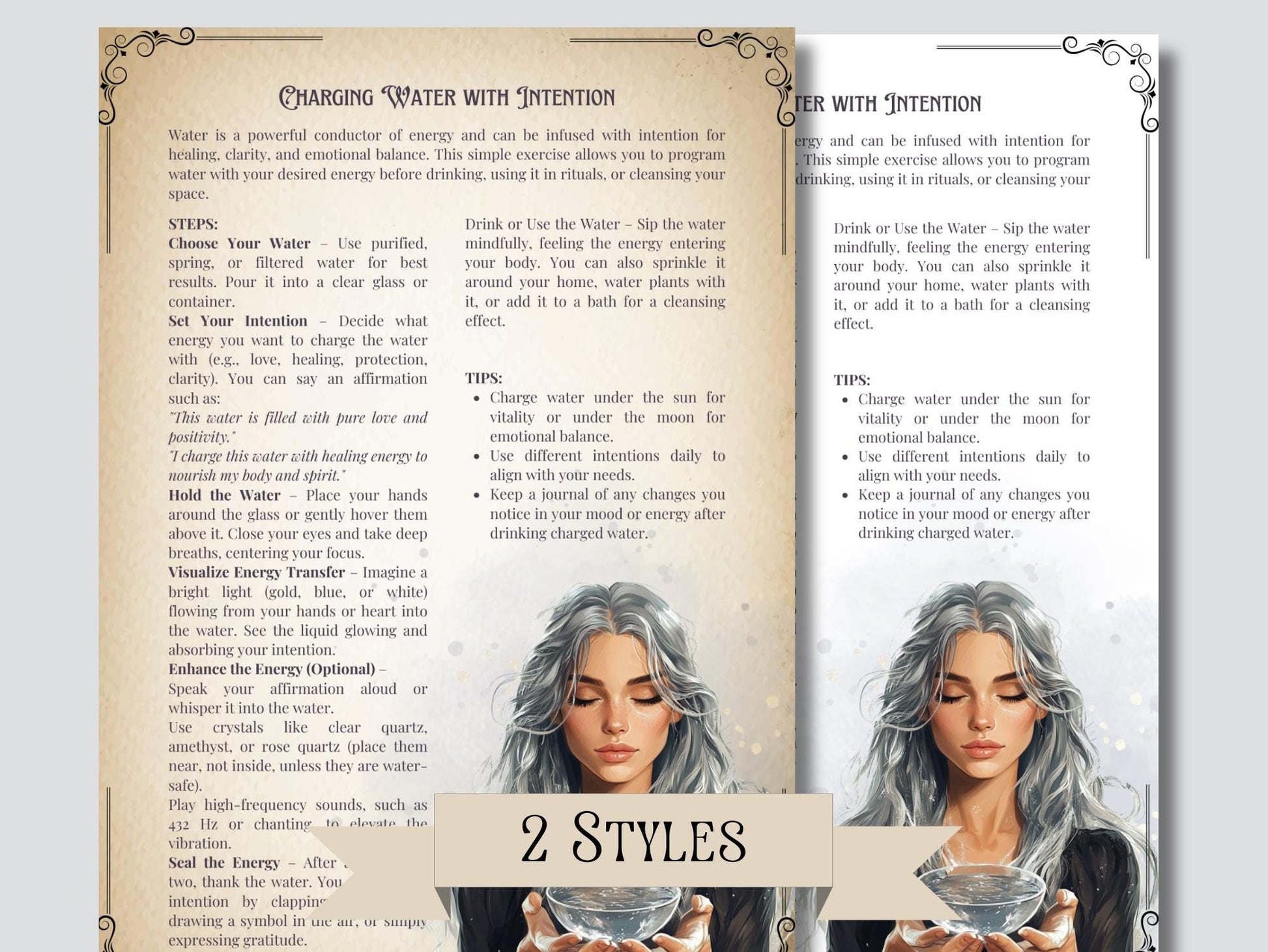 Energy Work Bundle. Complete Guide from Basic to Advanced, Energy Types, Healing, Protection, Tools, & More. Beautiful Printable Pages