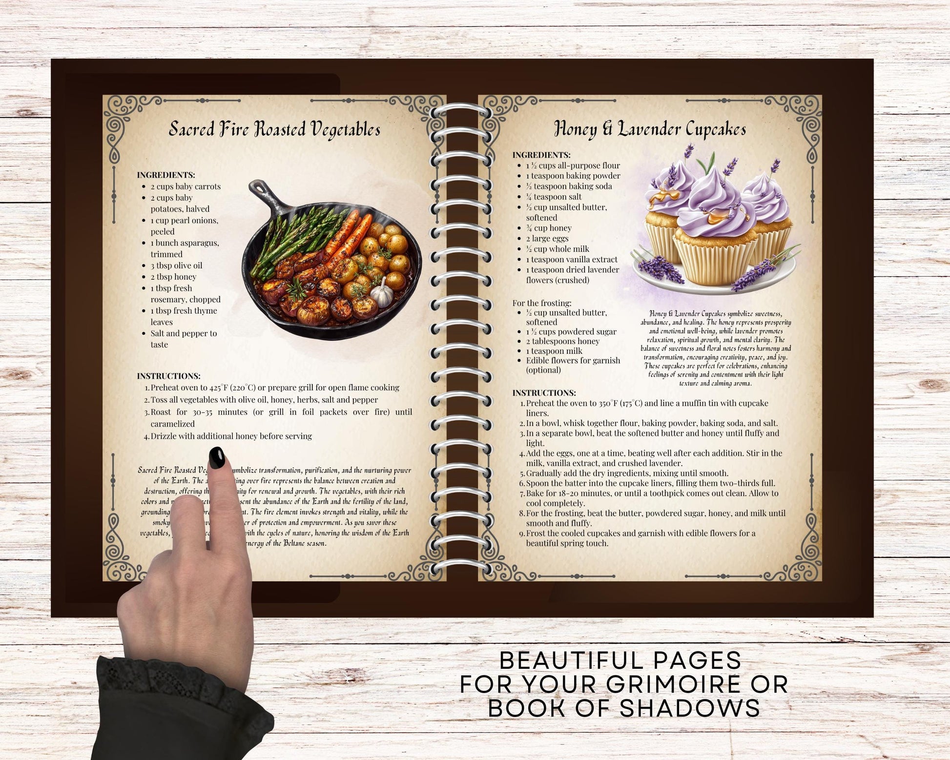 Beltane Cookbook Basic Guide. 25 Recipes for the Season of Rebirth and Fertility. Printable