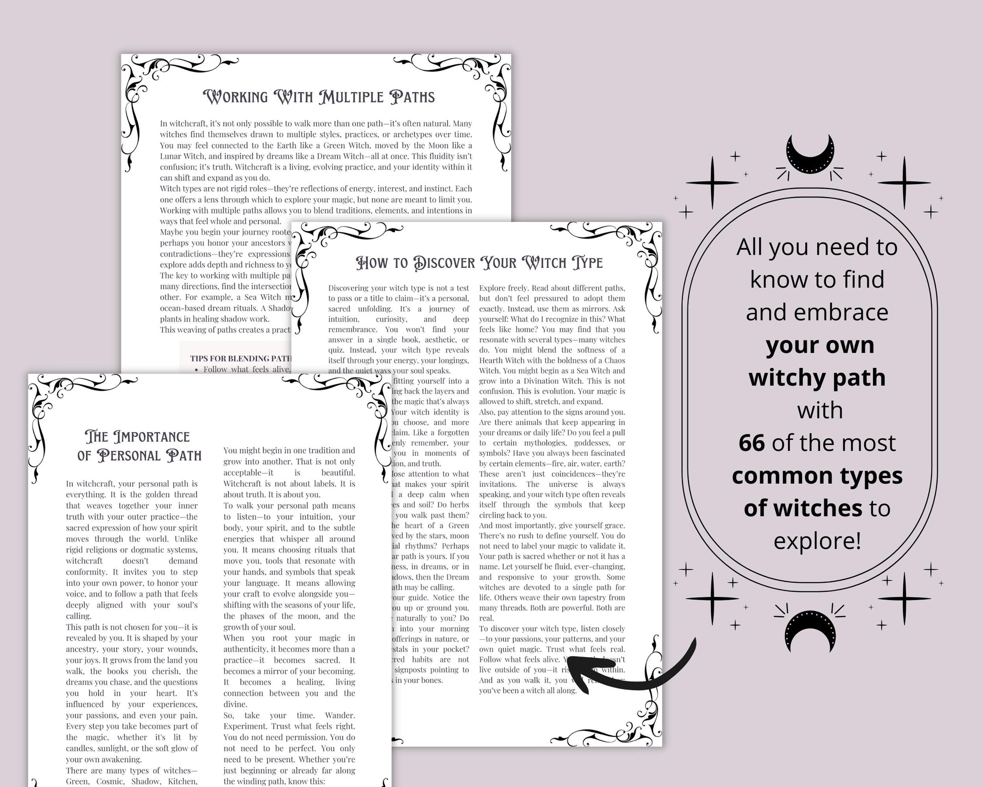 Types of Witches. Discover Your Powerful Spiritual Path. 39 Most Common Types of Witches. Instant download