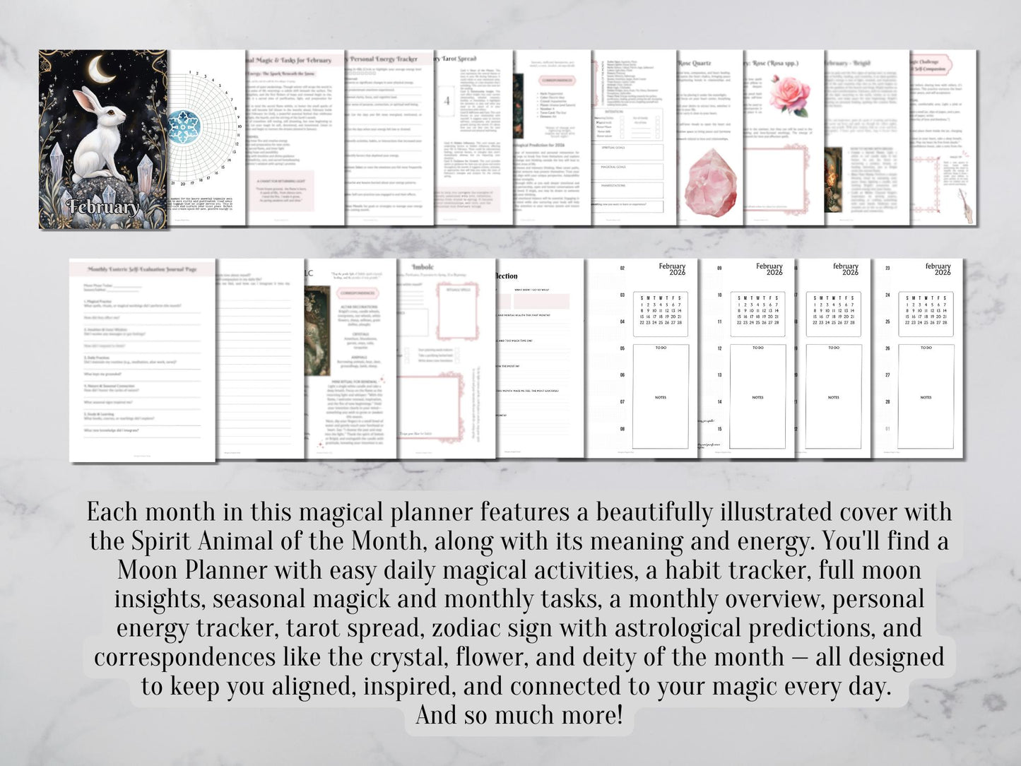 The Original 2026 Witches planner. Don't buy imitations.Printable