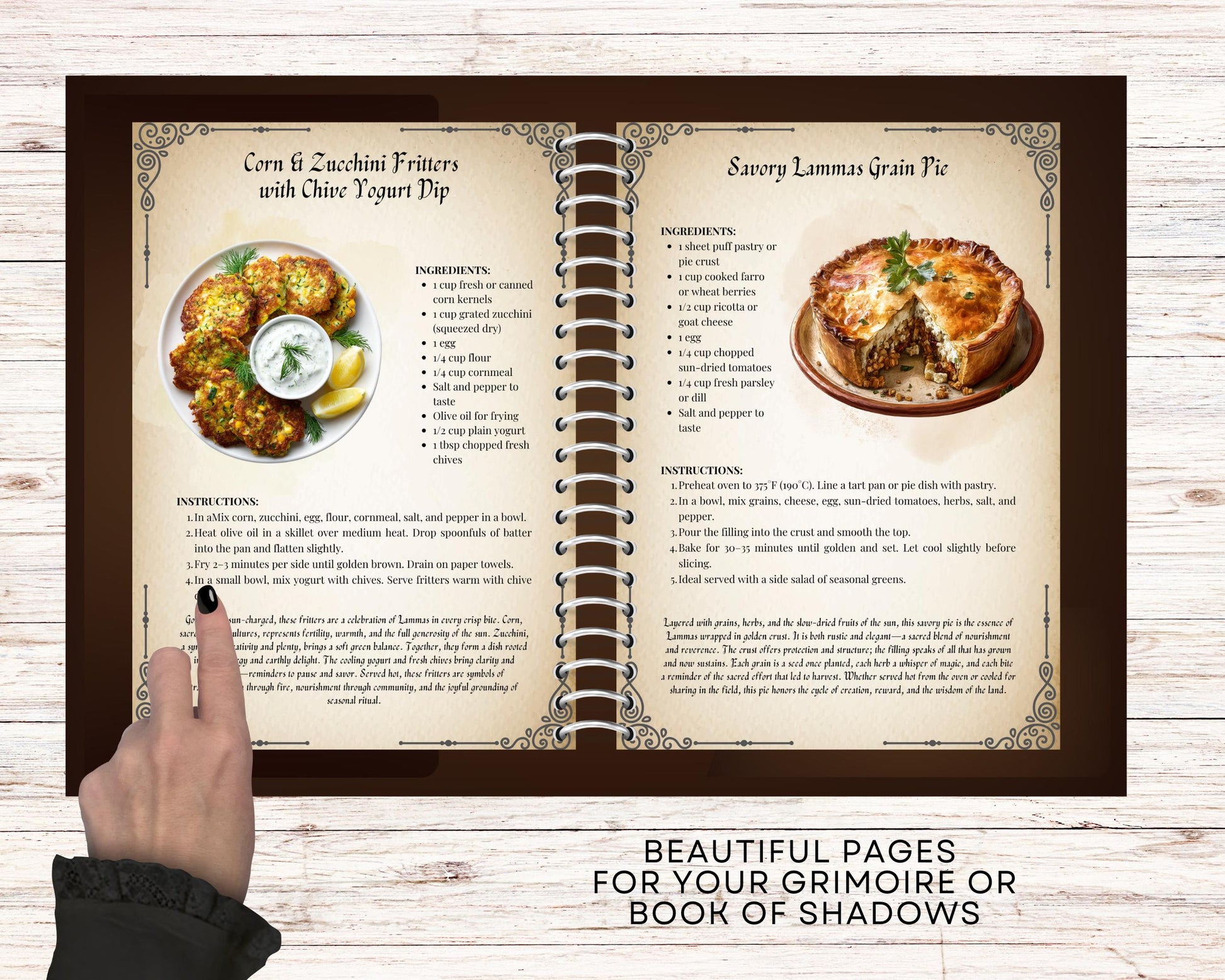 Lammas Cookbook Basic Guide. 25 Recipes for the Season of Sun and Abundance. Printable