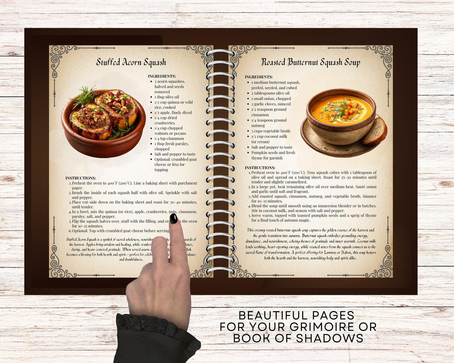 Mabon Cookbook Basic Guide – 25 Printable Recipes for the Season of Balance & Abundance