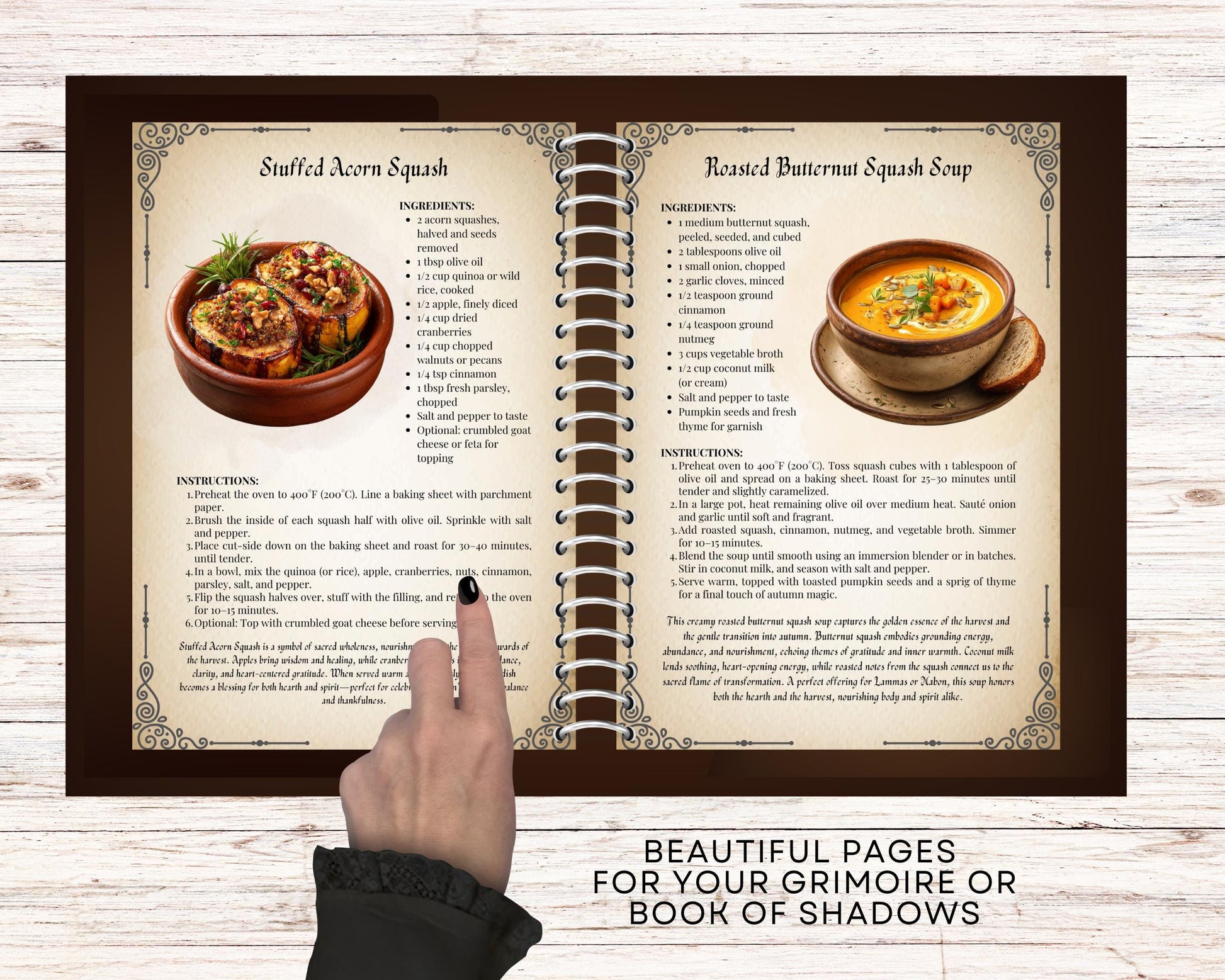 Mabon Cookbook Basic Guide – 25 Printable Recipes for the Season of Balance & Abundance