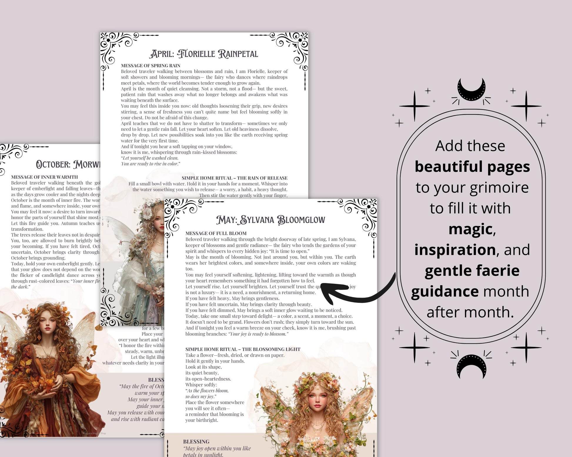 Letters from the Winter Faeries | 12-Month Magical Guidance | Fairy Letters, Self-Care Rituals & Seasonal Mindfulness
