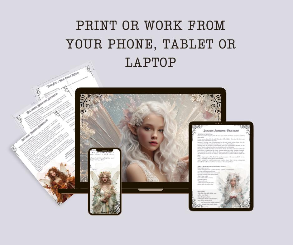 Letters from the Winter Faeries | 12-Month Magical Guidance | Fairy Letters, Self-Care Rituals & Seasonal Mindfulness