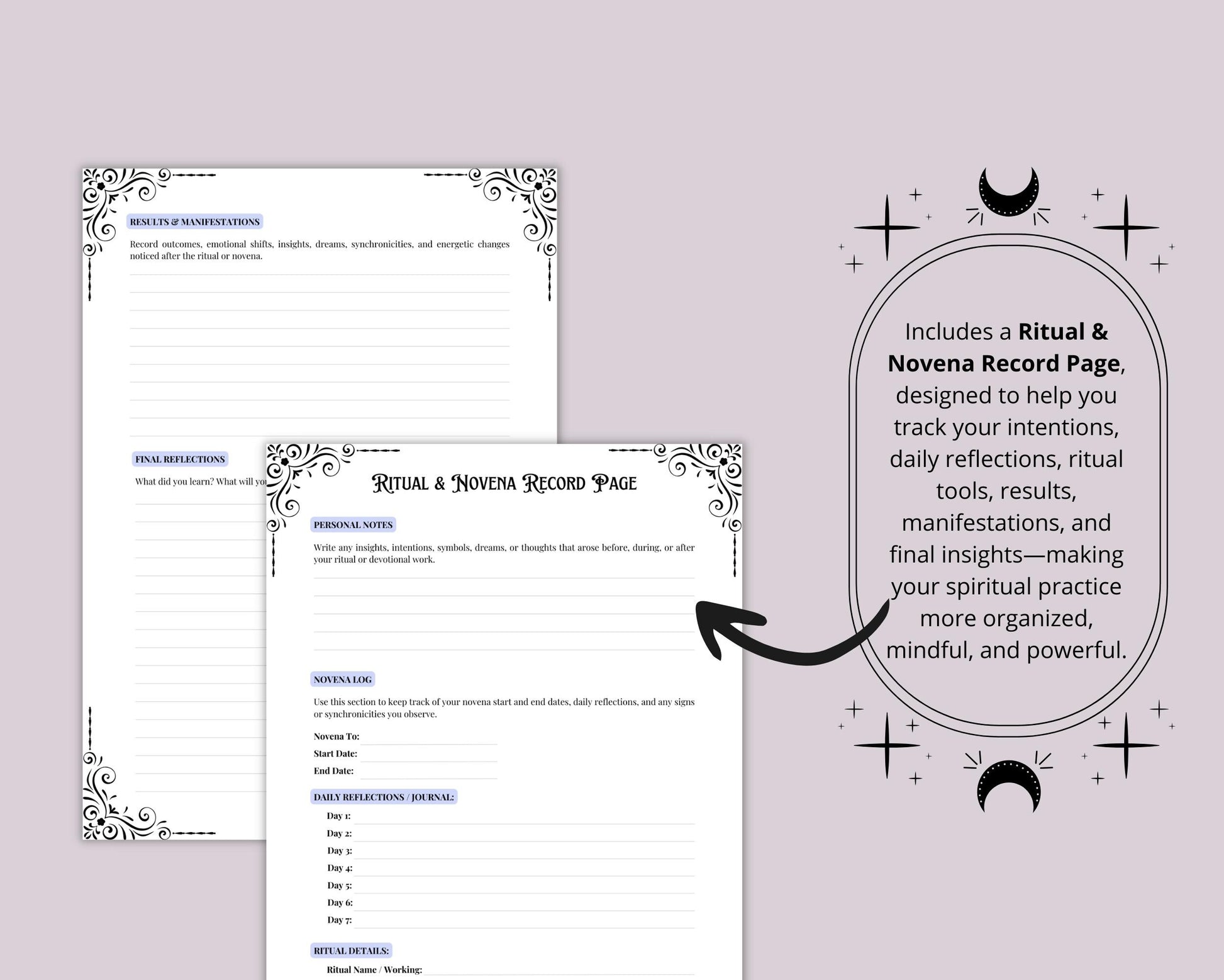 How to Work with Saints in Rituals | Printable Grimoire Pages PDF | Prayers & Altars