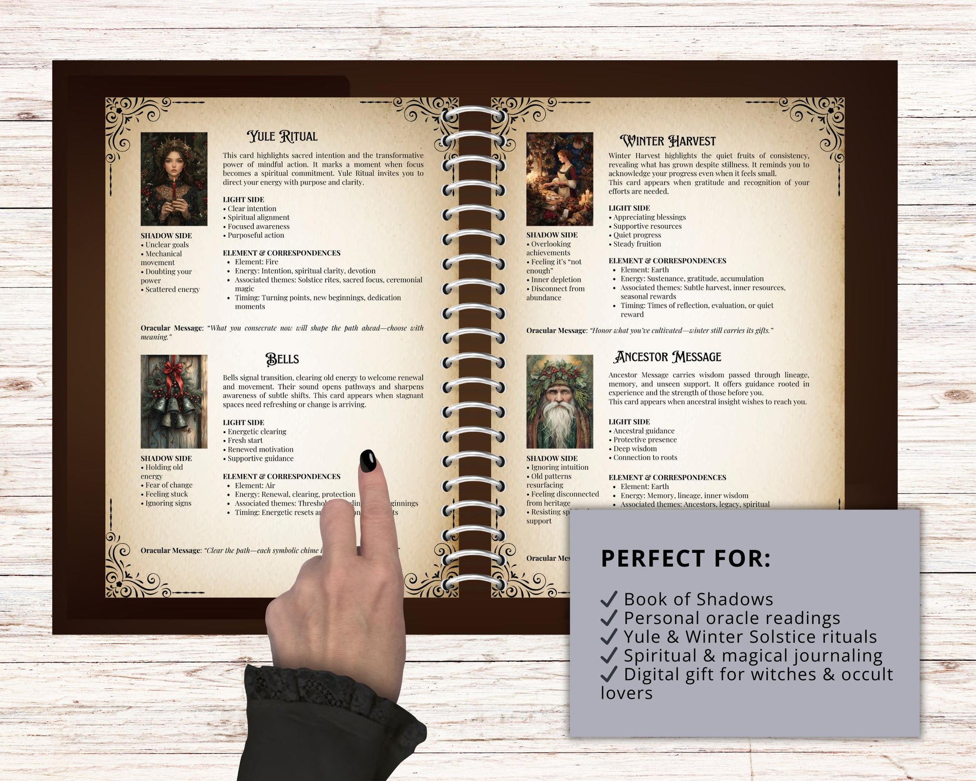 Yule Oracle Cards: Guidance and Magic for the Winter Solstice