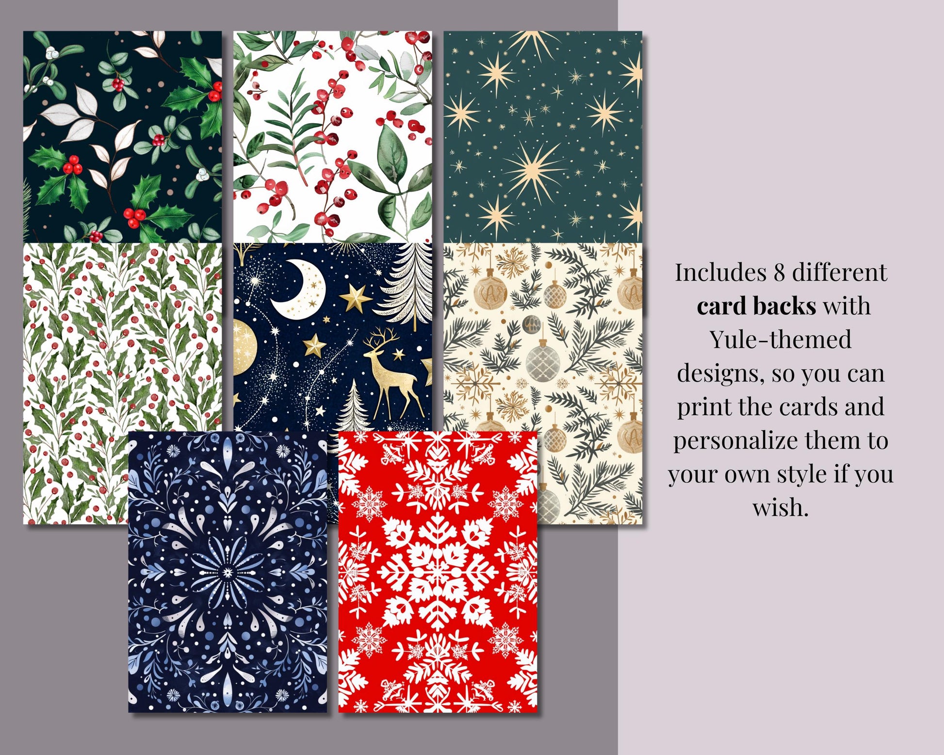 Yule Oracle Cards: Guidance and Magic for the Winter Solstice