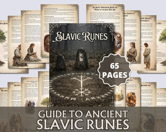 Slavic Runes Compendium | Rune Meanings | Grimoire printable pages | Book of shadows pdf