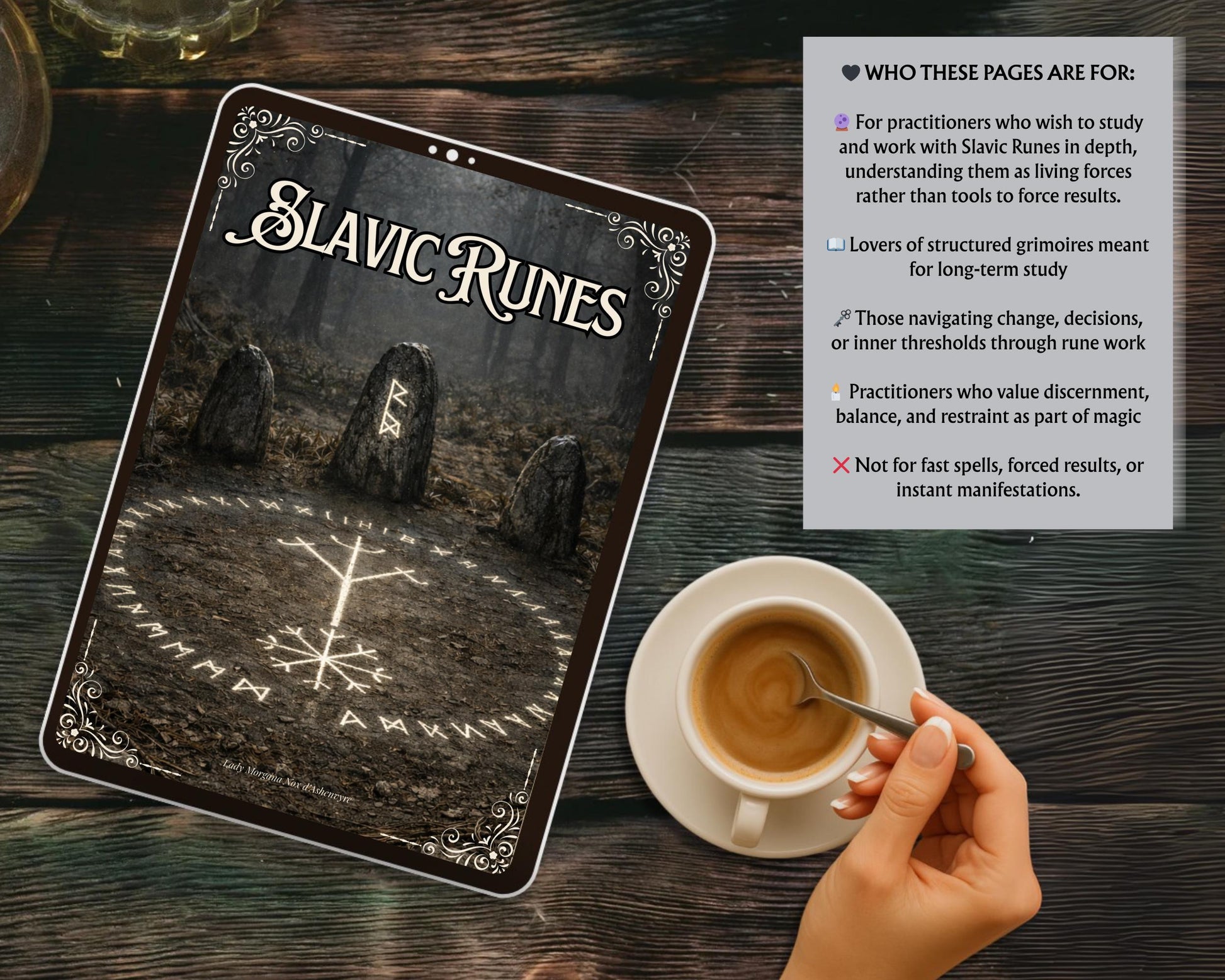 Slavic Runes Compendium | Rune Meanings | Grimoire printable pages | Book of shadows pdf