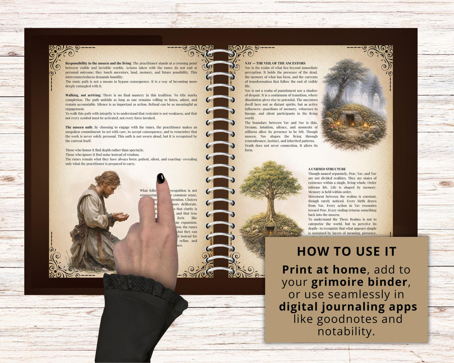 Slavic Runes Compendium | Rune Meanings | Grimoire printable pages | Book of shadows pdf