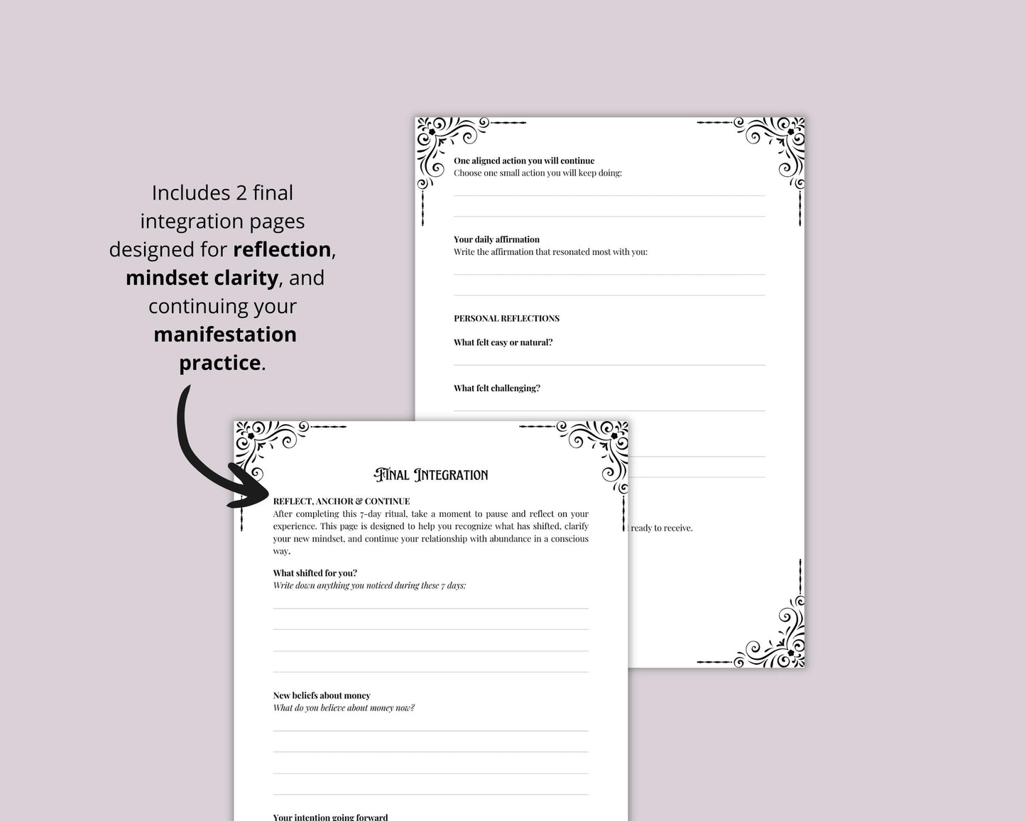 Manifest Money in 7 Days, Abundance Workbook, Money Manifestation Ritual, Law of Attraction Printable
