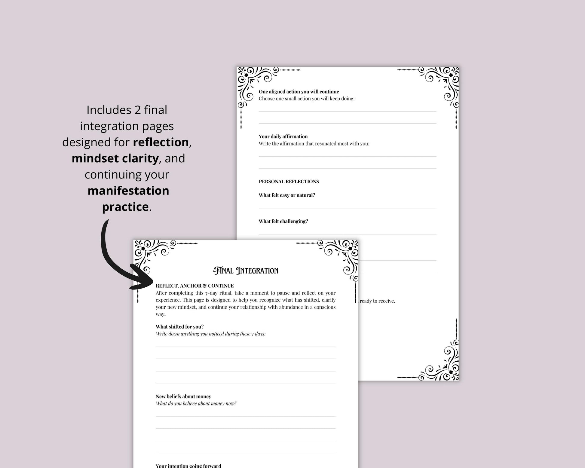 Manifest Money in 7 Days, Abundance Workbook, Money Manifestation Ritual, Law of Attraction Printable