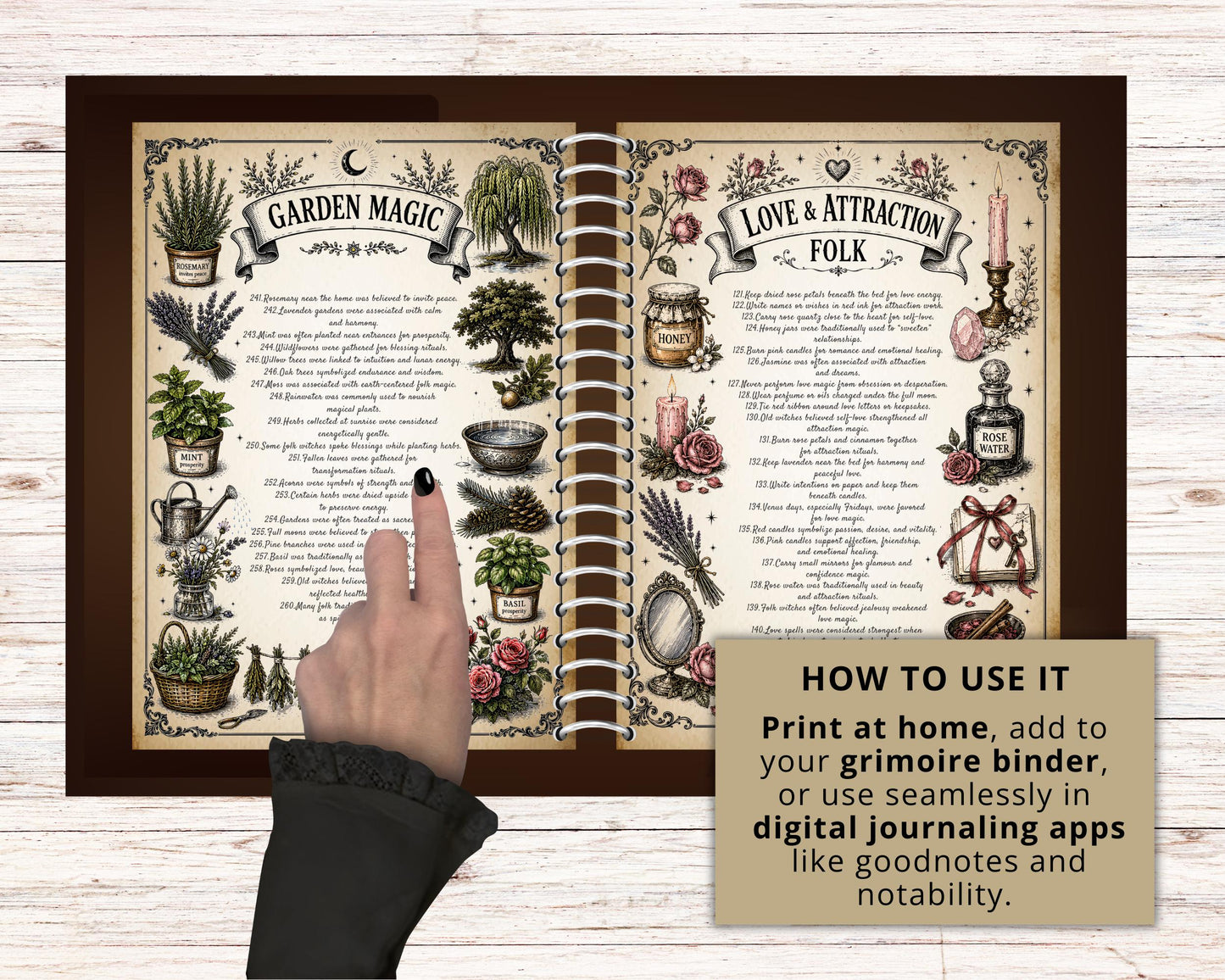 333 Old Witch Tips & Tricks Printable | Witchcraft Wisdom | Witchy Journal Insert | Book of Shadows